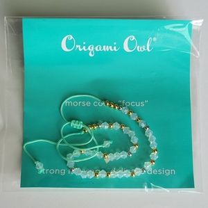 NWT📿 Origami Owl Morse Code Focus Bracelet